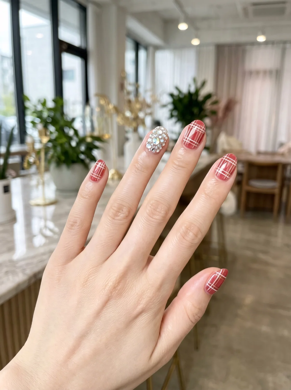 레드 체크 풀스톤